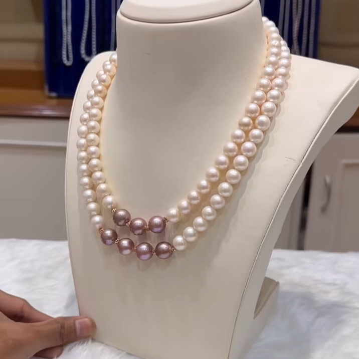 Premium quality pearl 2 layer necklace for women_img_0