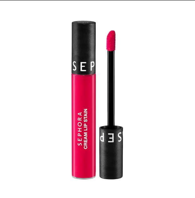 Sephora Collection Cream Lip Stain Liquid Lipstick – Shade 126 Hot Hot Pink (5 mL) (COS1020)