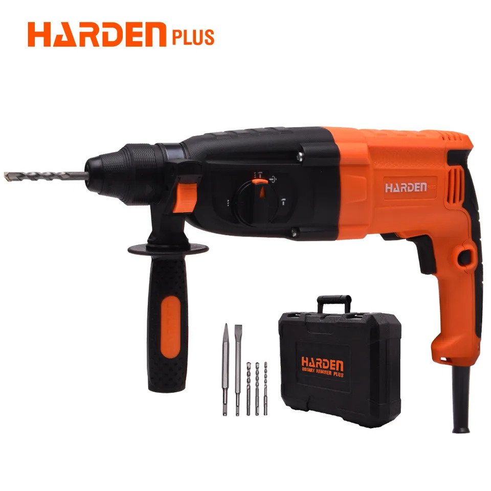 HARDEN Rotary Hammer Drills, 800W, 26mm, SDS plus chuck; 750382