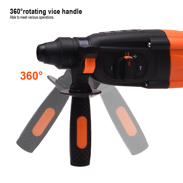 HARDEN Rotary Hammer Drills, 800W, 26mm, SDS plus chuck; 750382_img_5