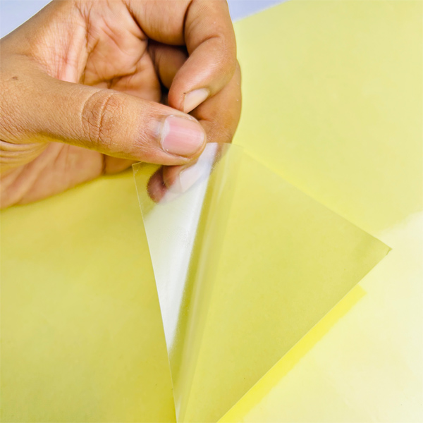 #Cold Laminating Flim Transparent Self Adhesive Laminating Sticker Paper size (20''x30'') Pack of 100 Sheets_img_3