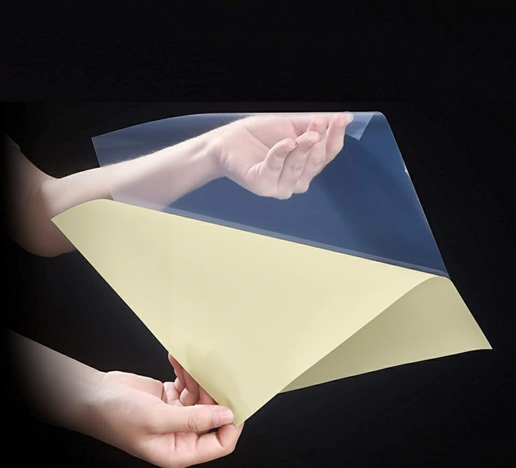 #Cold Laminating Flim Transparent Self Adhesive Laminating Sticker Paper size (20''x30'') Pack of 100 Sheets_img_4