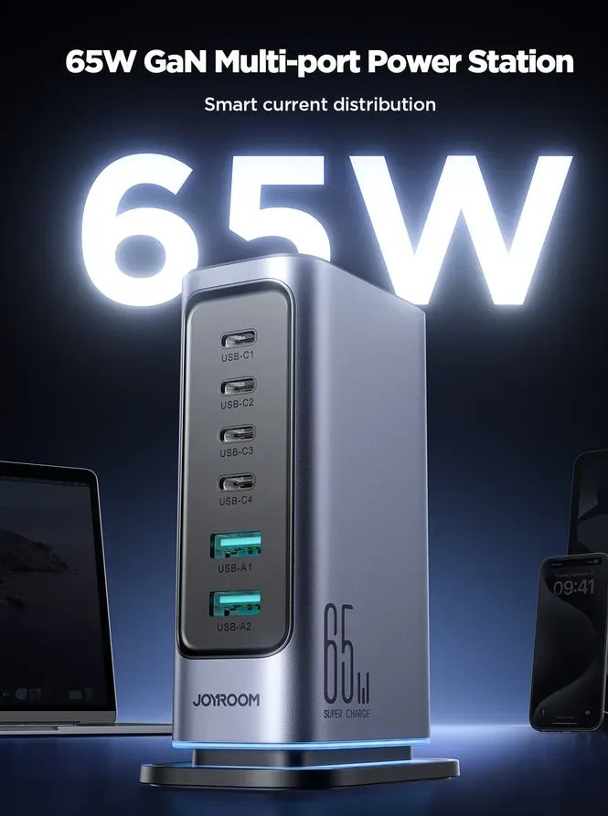 Joyroom 65W GaN Multi-Port Power Station_img_2