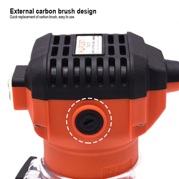 HARDEN Electric Trimmer Router, 580W, 30000rpm, Collet Chuck Diameter : 6.35mm, Electric Wood Trimmer; 752732_img_4