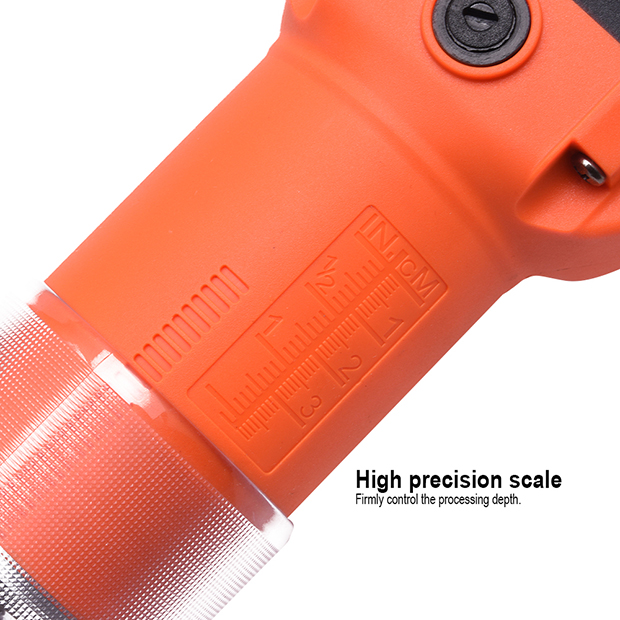 HARDEN Electric Trimmer Router, 580W, 30000rpm, Collet Chuck Diameter : 6.35mm, Electric Wood Trimmer; 752732_img_7