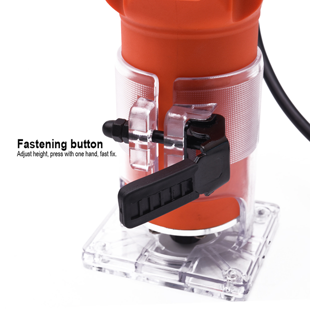 HARDEN Electric Trimmer Router, 580W, 30000rpm, Collet Chuck Diameter : 6.35mm, Electric Wood Trimmer; 752732_img_8