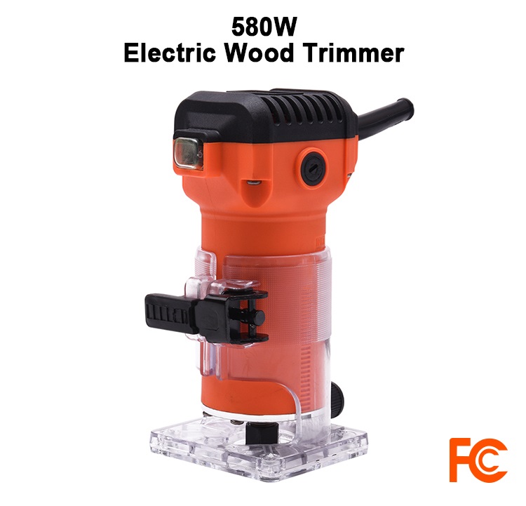 HARDEN Electric Trimmer Router, 580W, 30000rpm, Collet Chuck Diameter : 6.35mm, Electric Wood Trimmer; 752732_img_10