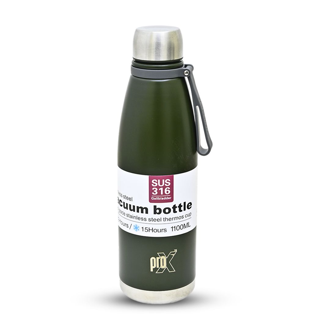 1100ml SS Thermos Water Bottle – WB-2272 Dark Green
