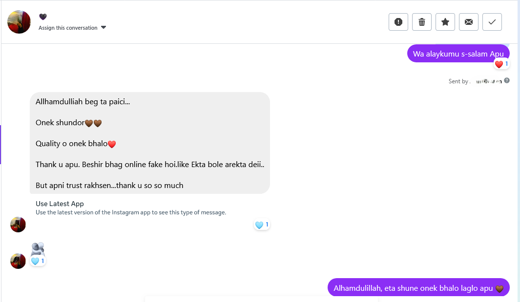 Customer review