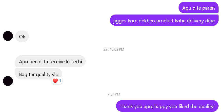 Customer review