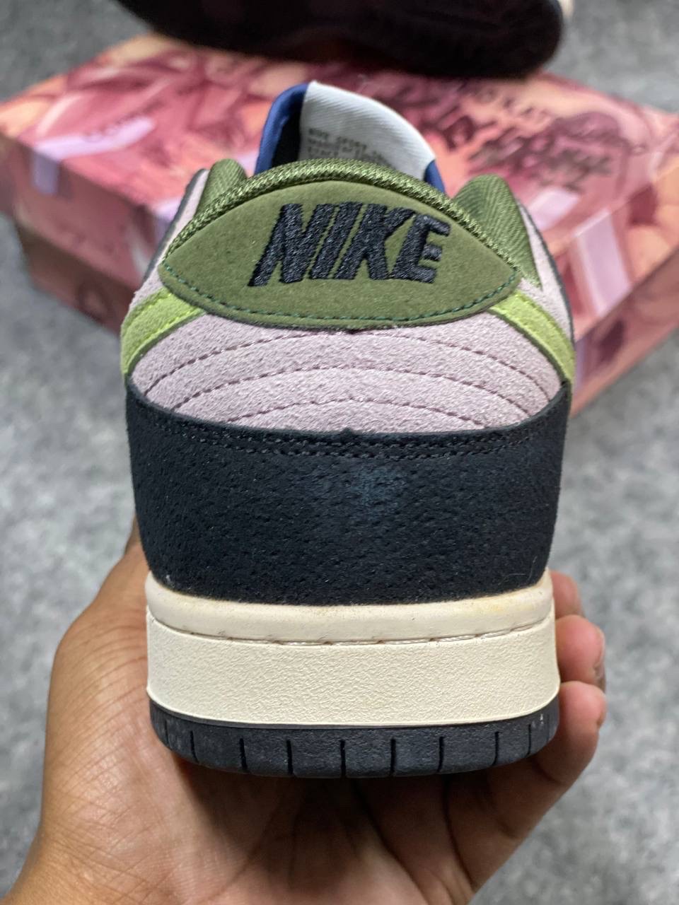Nike SB Dunk Low x Katsuhiro Otomo 'Steamboy OST' : poison green,mindnight navy and tan (1:1) thumbnail 4