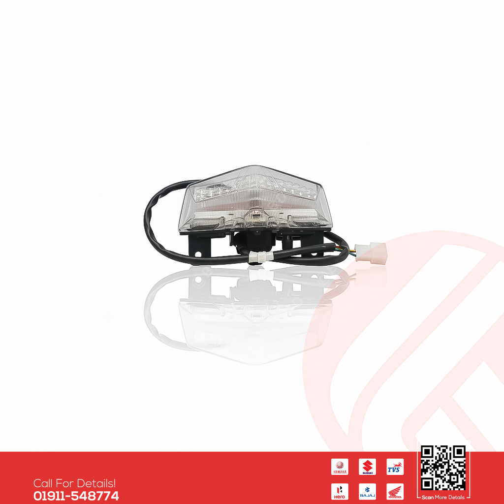 Taillight Unit Assy for Yamaha FZS V3 (Deluxe), FZS V4 bike.