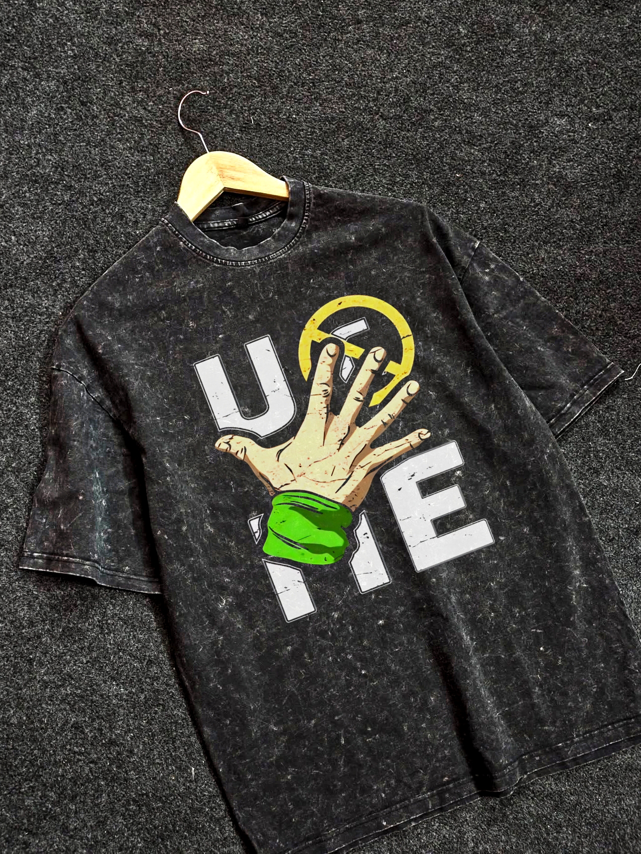 UCME Acid Wash Drop Tees