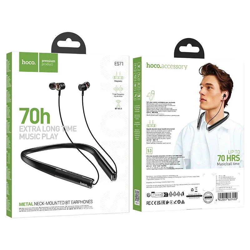 Hoco ES71 Bluetooth Wireless Neckband thumbnail 2