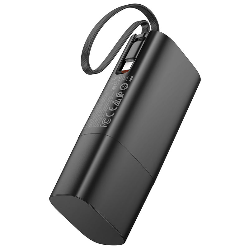 Hoco J148 Handy PD20W 5000mAh Power Bank EU plug – Black thumbnail 2