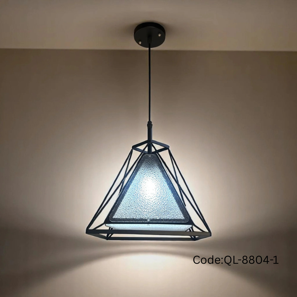 Qulik Modern Diamond Frame 3 Color Hanging Lights (QL-8804-1)
