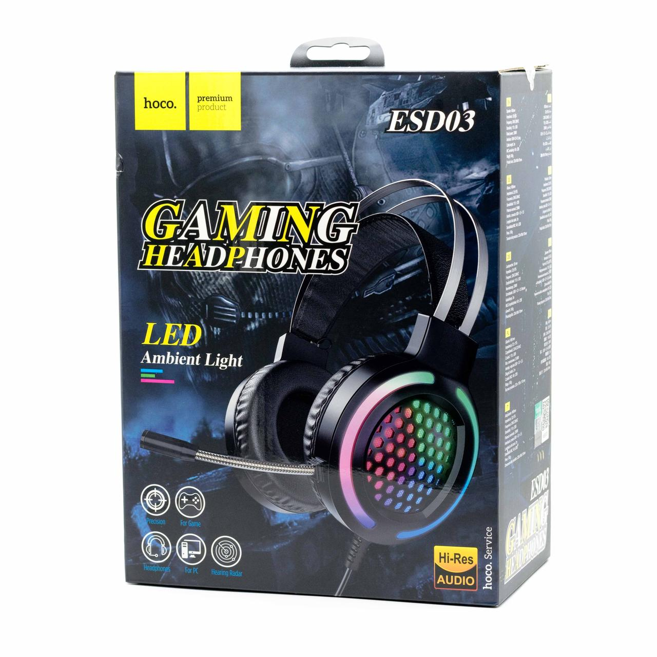 Hoco ESD03 Gaming Headphones thumbnail 2