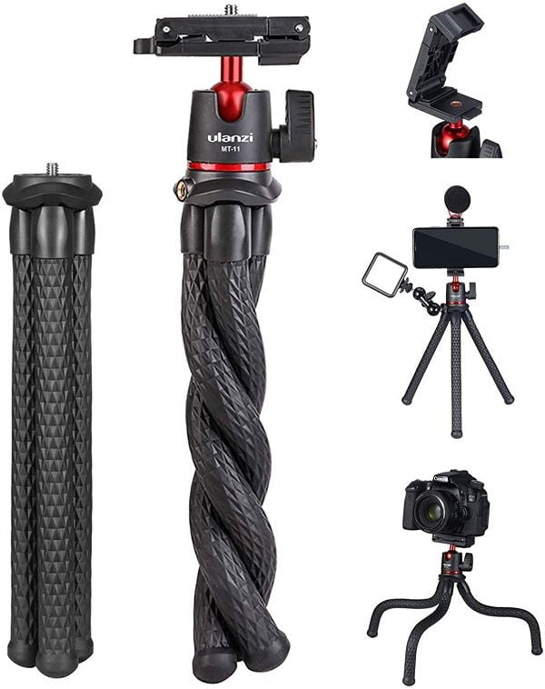 Ulanzi MT11 Octopus Tripod For DSLR Camera & Smartphones