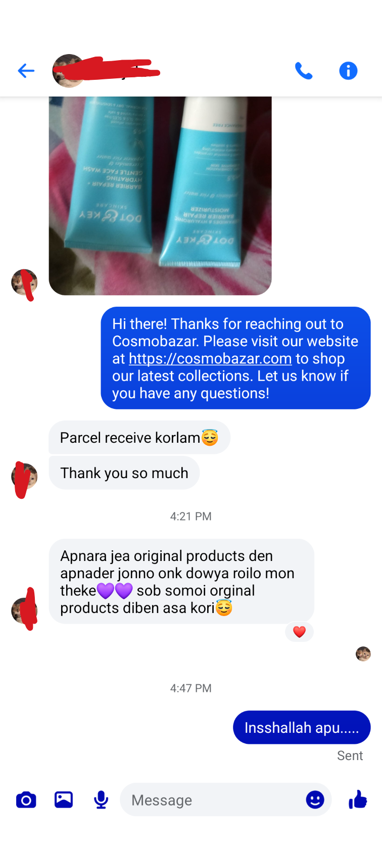 Customer review