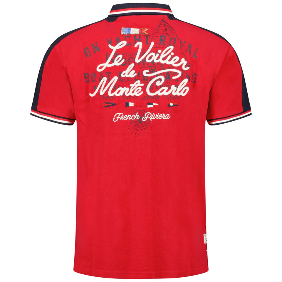 Men - Short-sleeved Polo Red Red_img_2