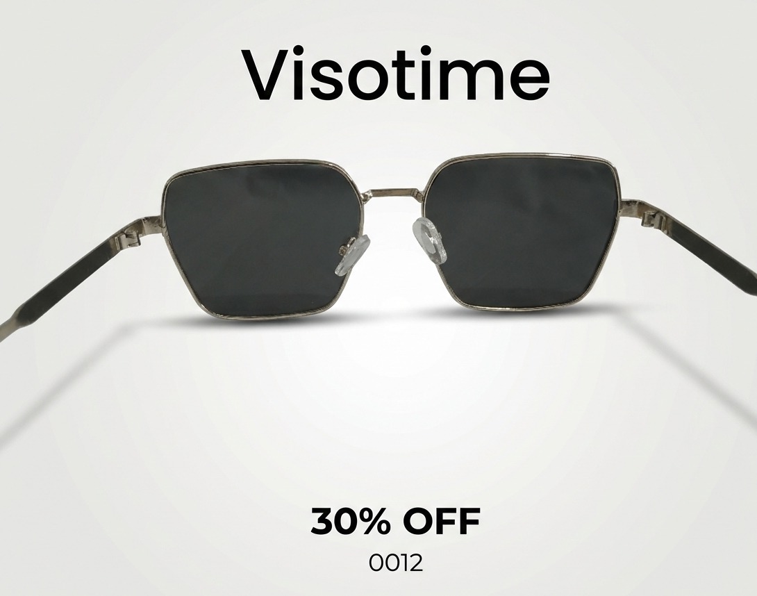 Visotime Geometric Metal Frame Sunglasses – Model 0012_img_3