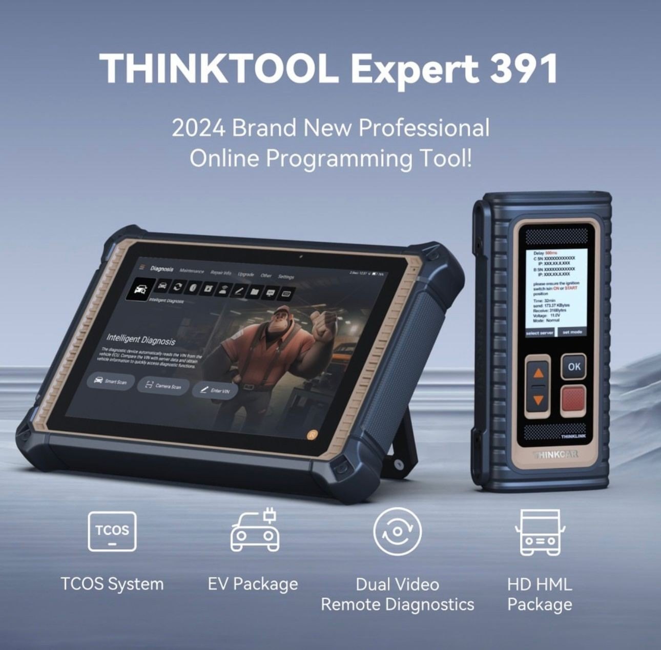 THINKTOOL Expert 391 Professional Car Scanning Device_img_2