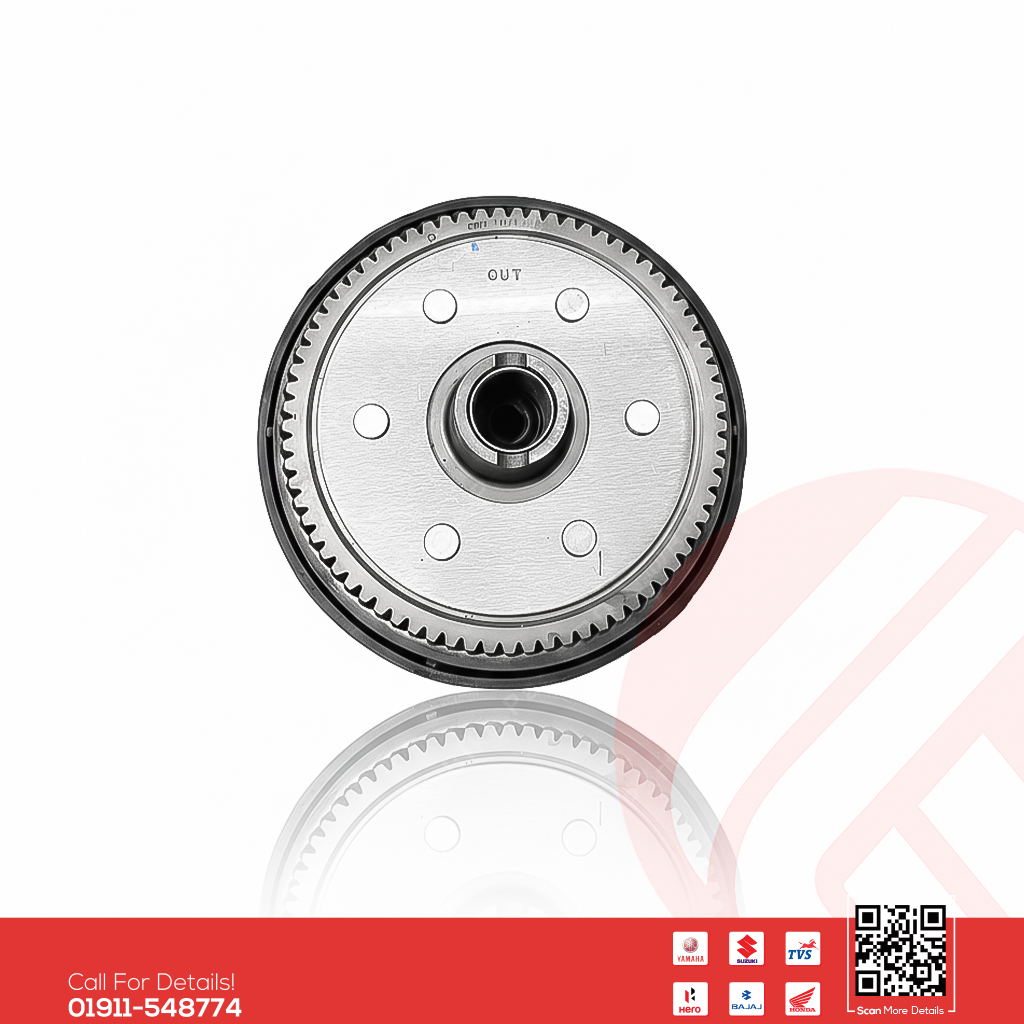 Primary Driven Gear/Clutch Mount bati for Yamaha R15 V3, R15 V4, R15M, MT15 V1, MT15 V2 bike.