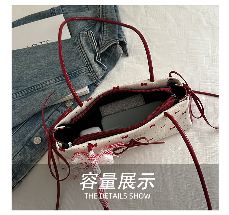 Korean Bow Armpit shoulder bag_img_5