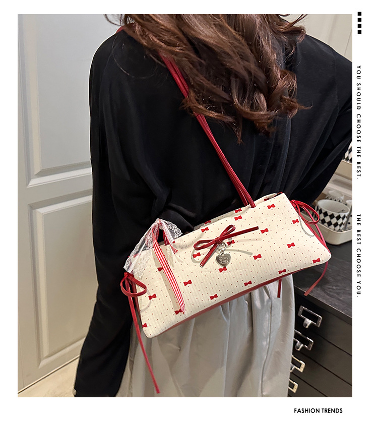 Korean Bow Armpit shoulder bag_img_12