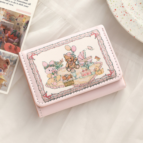 Cute print mini coin  wallat 👛🪙_img_4