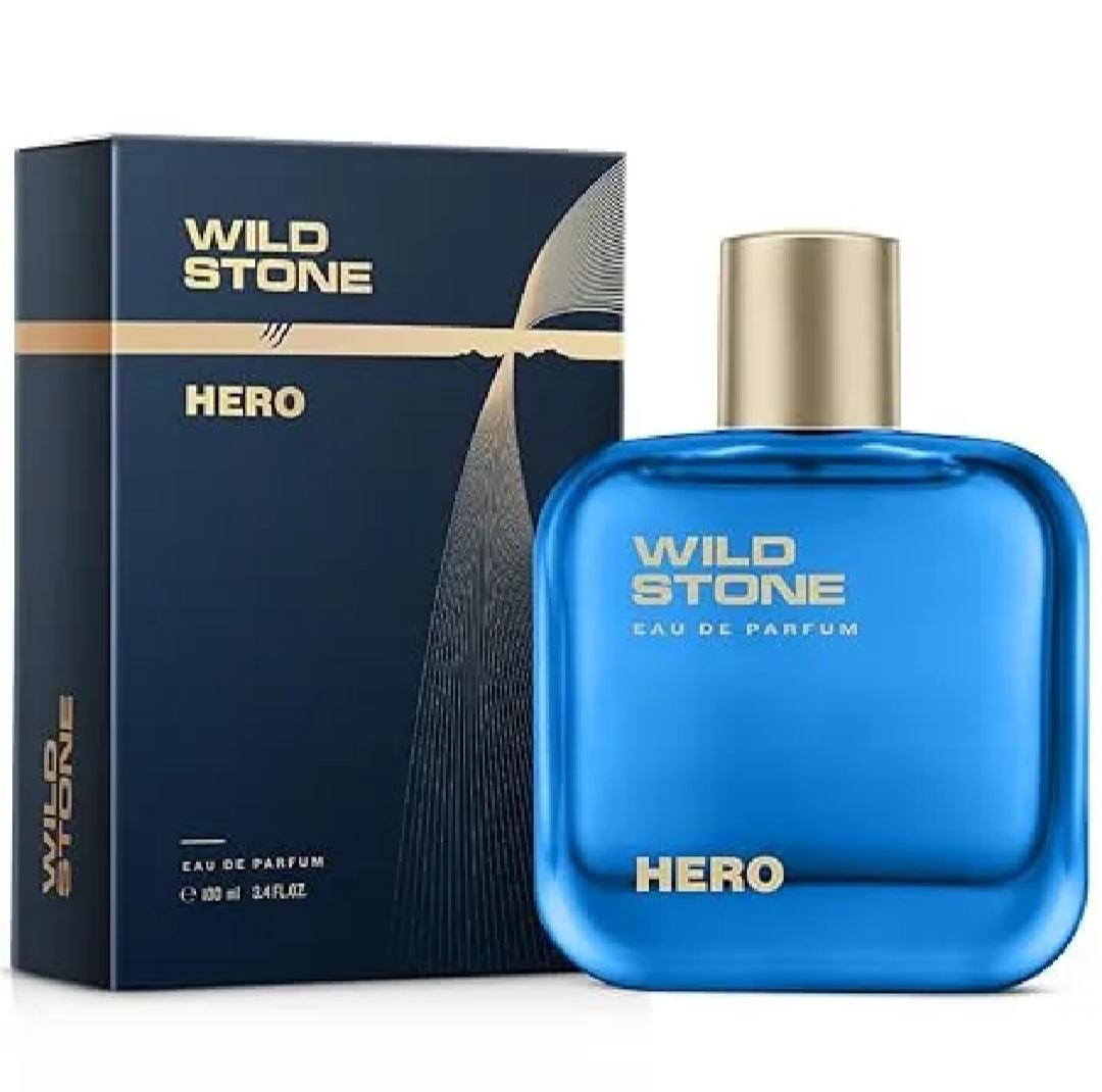 Wild Stone Hero Perfume for Men Eau De Parfum 100ml Luxury Long-Lasting Fragrance Premium Perfume Aromatic & Marine Notes_img_1