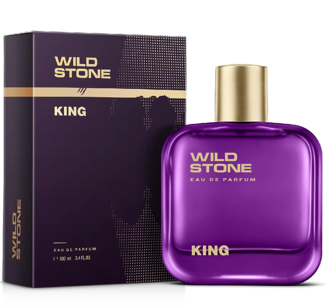Wild Stone King Perfume for Men Eau De Parfum 100ml Luxury Long-Lasting Fragrance Premium Perfume for men Infused with Woody & Oriental Notes_img_1