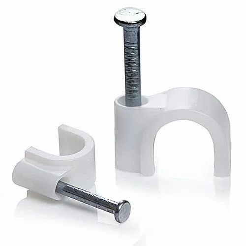 Round Cable Clips (Nail Type)