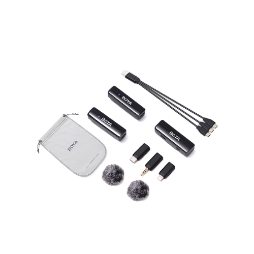 Boya BOYALINK A2 All-In-One Design Wireless Microphone System Without Charging Case thumbnail 6