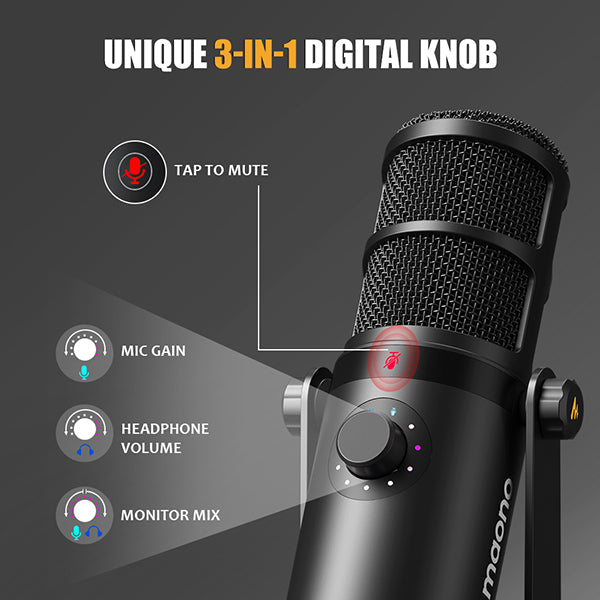 MAONO PD400X USB/XLR Dynamic Microphone thumbnail 4