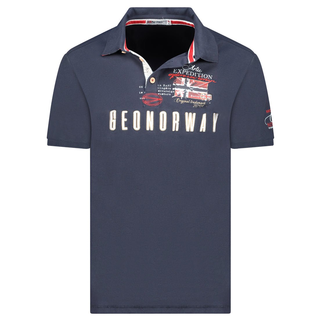 Man - Polo Short Sleeve 100% Cotton Navy