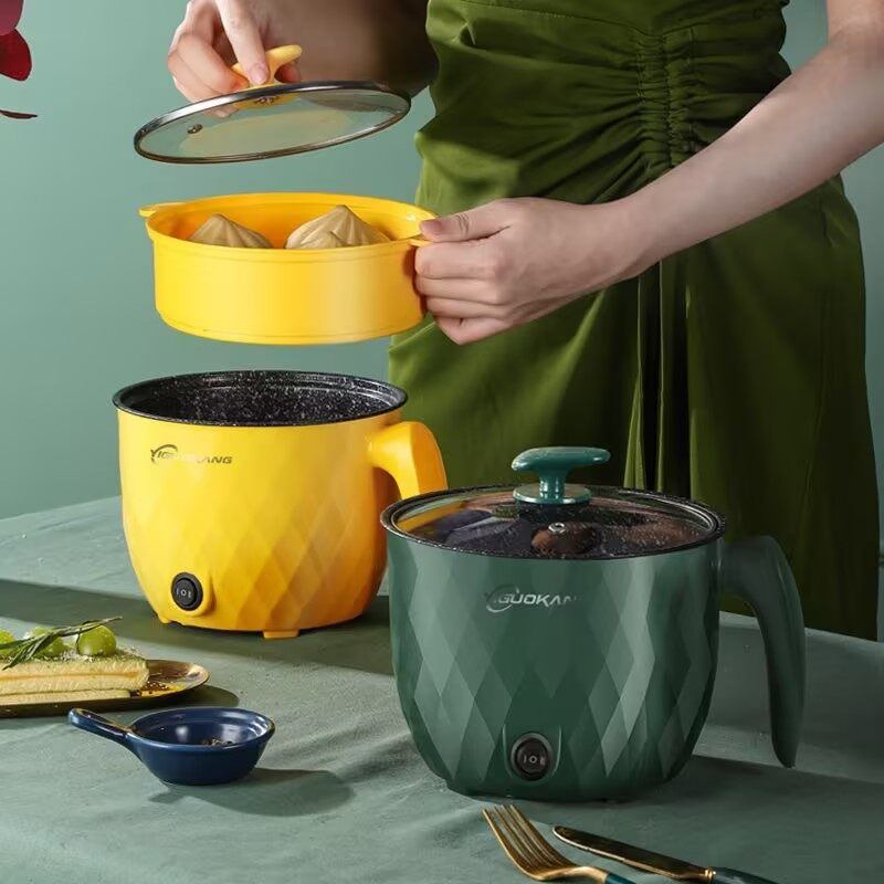 Electric Mini Rice Cooker – Double Layer Non-Stick Cooking Pot for 2-3 Persons, Compact & Energy-Efficient_img_3