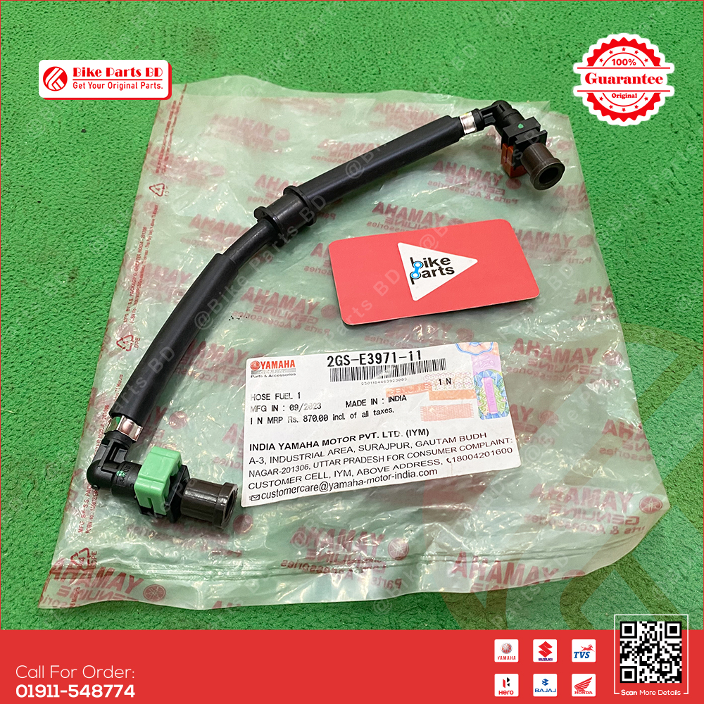 Injector Hose Pipe (Hose Fuel 1) for Yamaha FZS V2, FZS V3 & Fazer V2 bike.