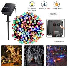 50 LED Outdoor Solar Fairy Lights Waterproof