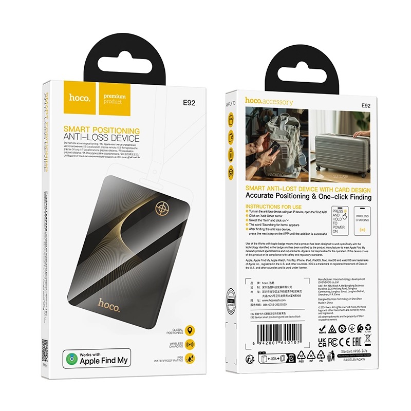 HOCO E92 Saviour Smart Anti‑Lost Card Tracker_img_3