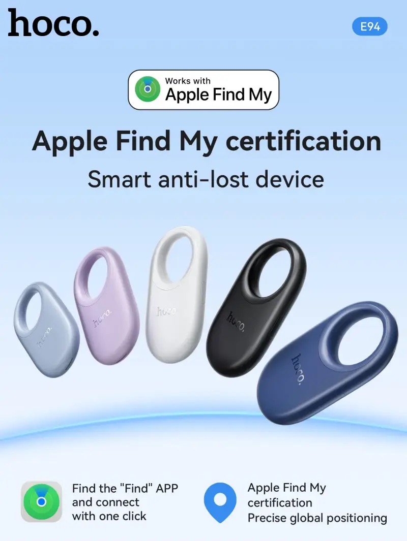 HOCO E94 Smart Mini Anti‑Lost Tag – Apple Find My & GPS Tracker_img_0