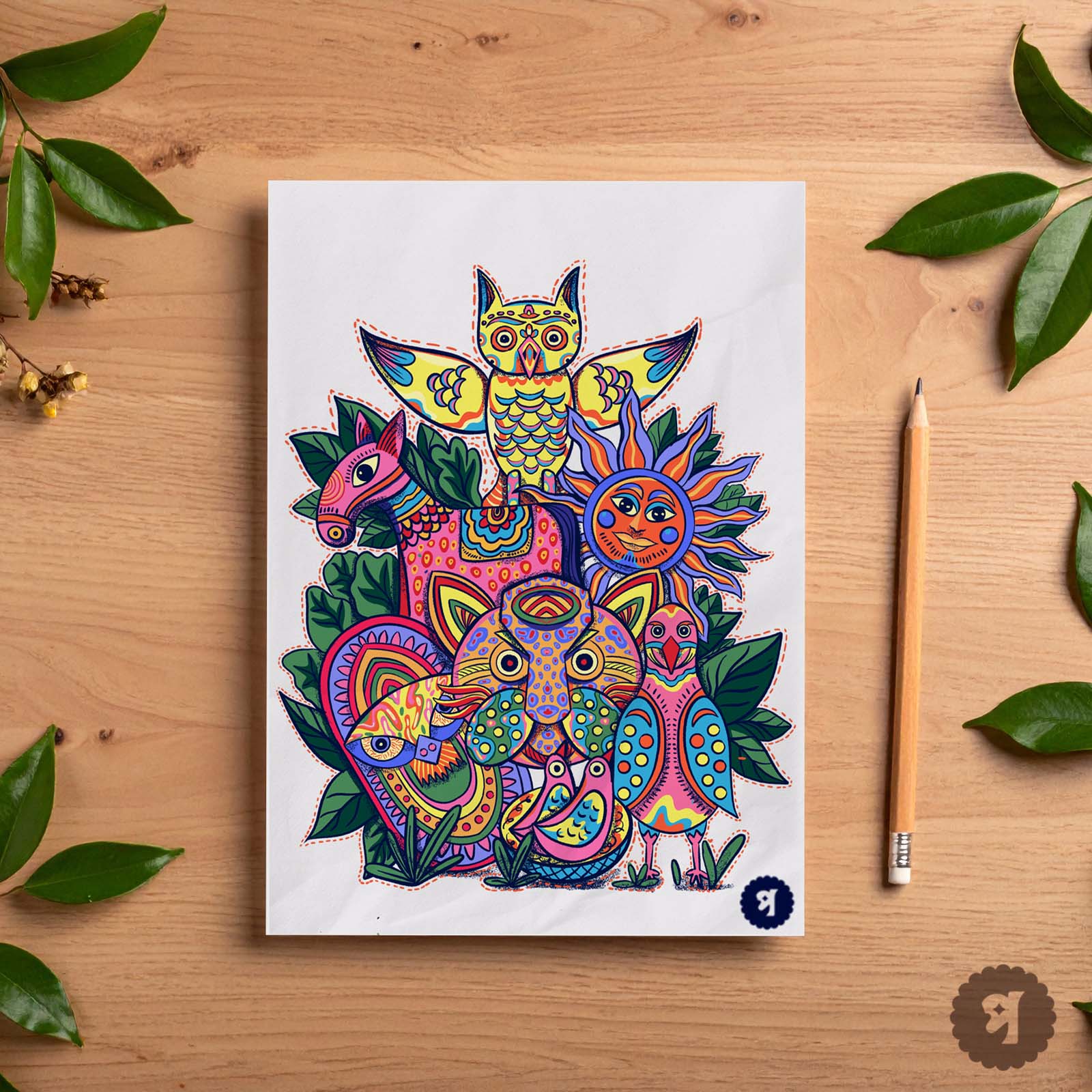 Pohela boishakh doodle
