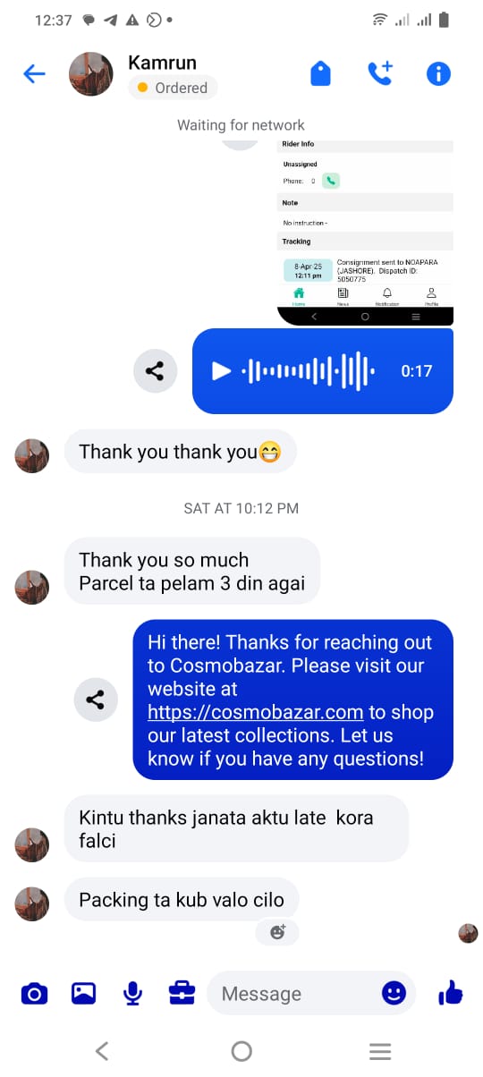 Customer review