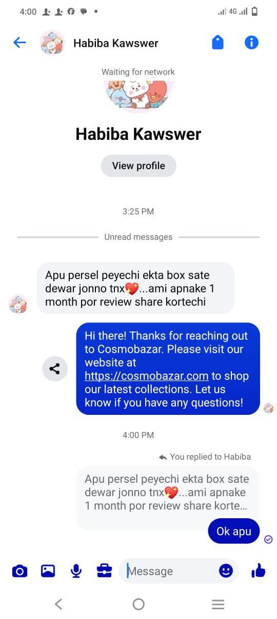 Customer review