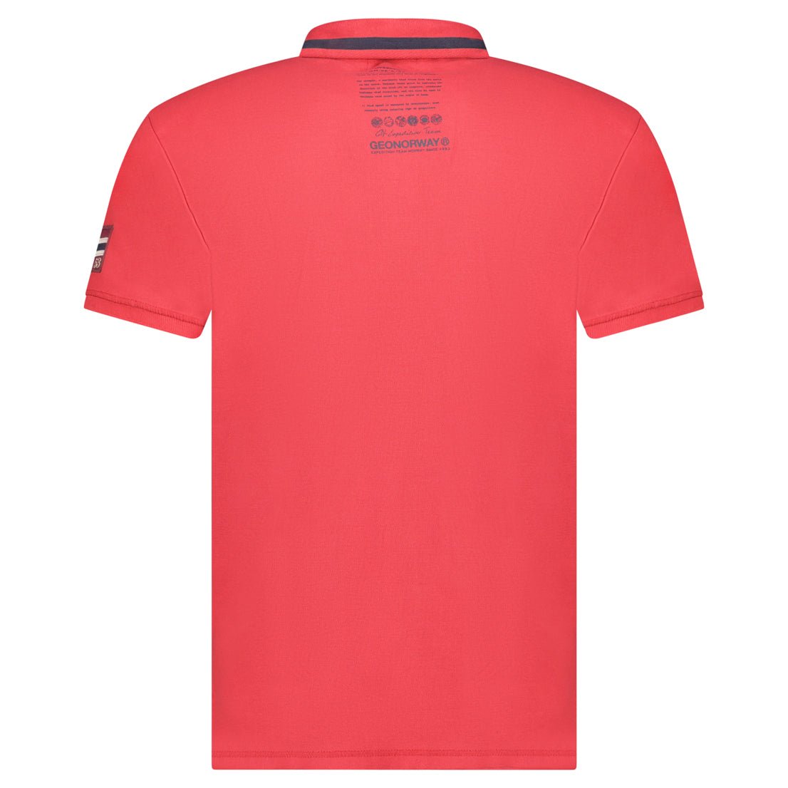 Men - Polo Short Sleeve 100% Cotton Red_img_1