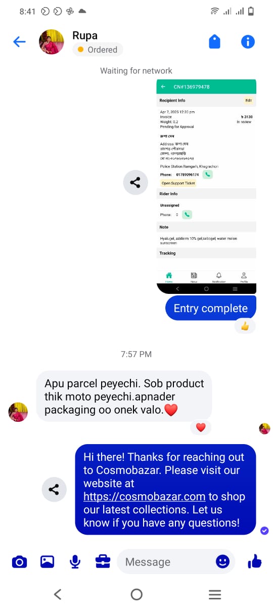 Customer review