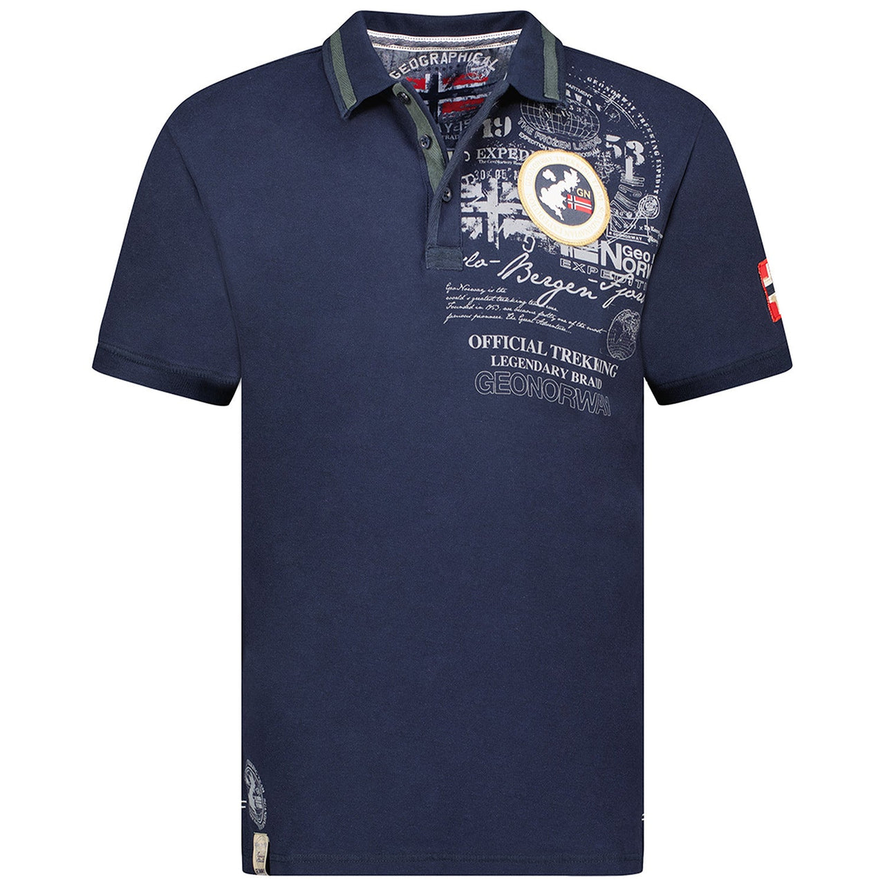 Man - Polo Short Sleeve 100% Cotton Navy