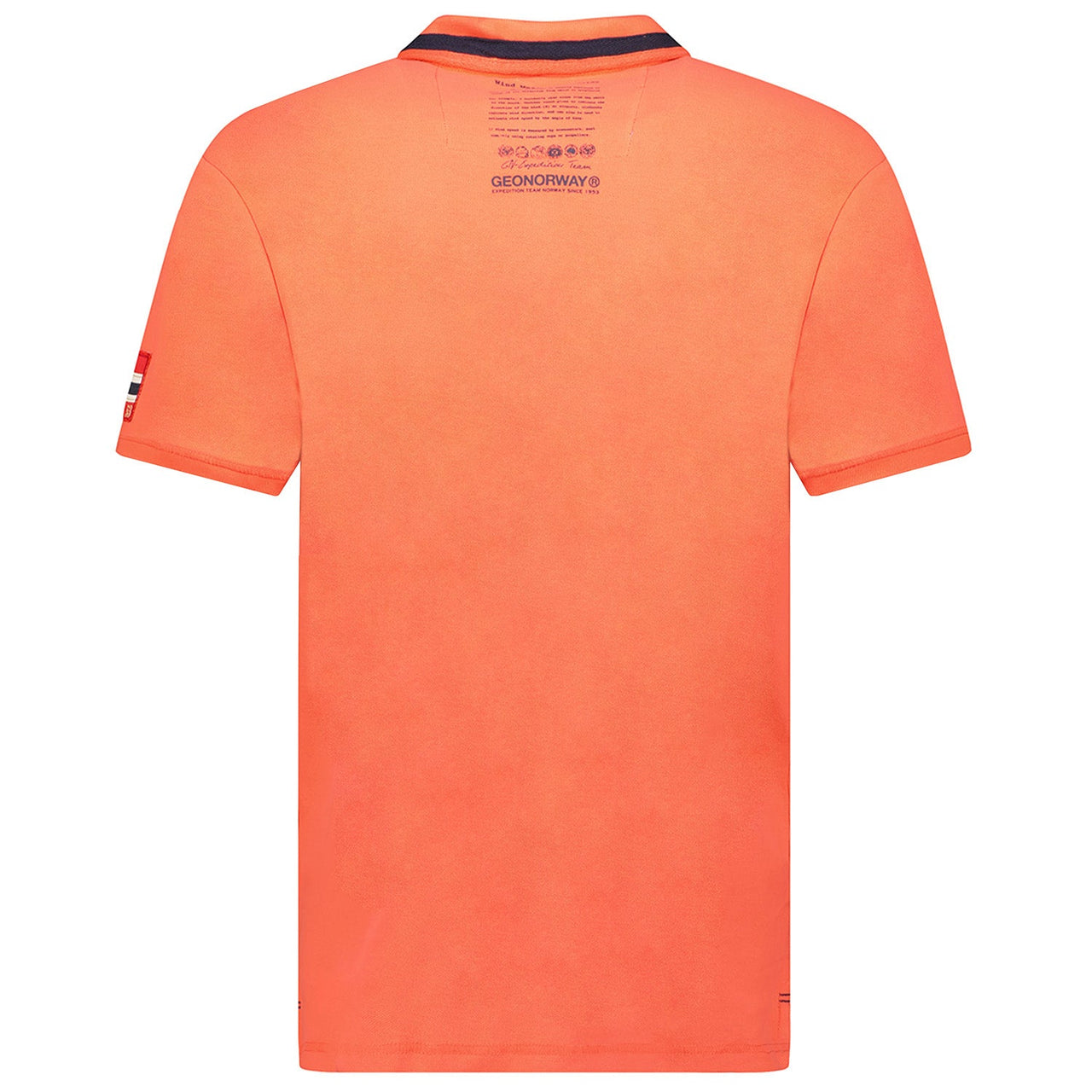 Man - Polo Short Sleeve 100% Cotton Coral_img_1
