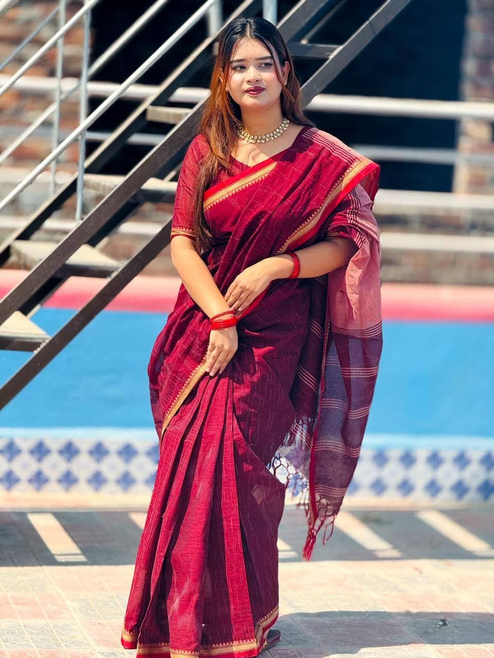 চান্দেরী সিল্ক শাড়ী_img_0