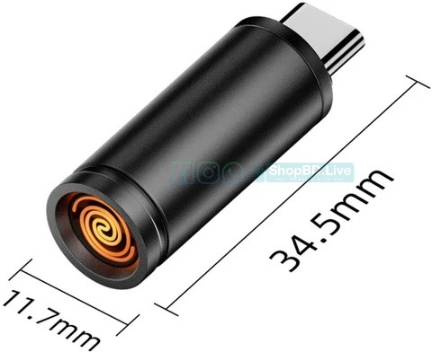 Type-C USB Rechargeable Key Ring Lighter | Windproof Electronic Cigarette Lighter | Price in BD_img_4